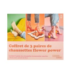 Online La Chaise Longue Coffret De 3 Paires De Chaussettes Flower Power