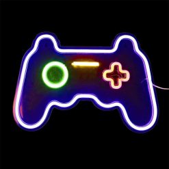 Hot La Chaise Longue Lampe Effet Neon Led Manette De Jeu