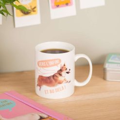 Clearance La Chaise Longue Mug Crazy Animals Corgi