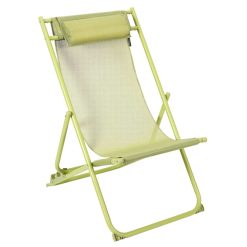 Clearance La Chaise Longue Chilienne Color Block Vert Amande