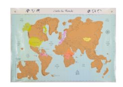 Clearance La Chaise Longue Carte Du Monde A Gratter