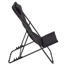 Best La Chaise Longue Transat Pliant Corfou Noir