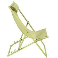 Clearance La Chaise Longue Chilienne Color Block Vert Amande