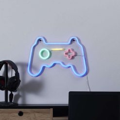 Hot La Chaise Longue Lampe Effet Neon Led Manette De Jeu