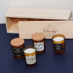 Hot La Chaise Longue Coffret De 4 Bougies Whisky