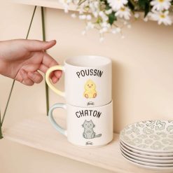 Online La Chaise Longue Mug Duo Mat Poussin Chaton