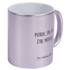 Clearance La Chaise Longue Mug Paillettes Putain J'Ai Failli Etre Motivee