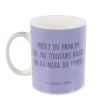 New La Chaise Longue Mug Violet Partez Du Principe