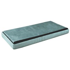 Online La Chaise Longue Coffre Banc Pliable Velours Cotele Giulia Bleu