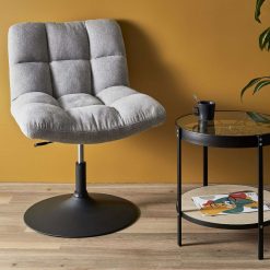 Best La Chaise Longue Fauteuil Pivotant Anton Gris