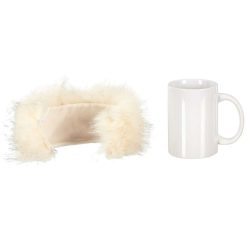 Hot La Chaise Longue Mug Fourrure Amovible Creme