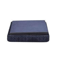 Online La Chaise Longue Coffre Pouf Pliable Retro Bleu Nuit