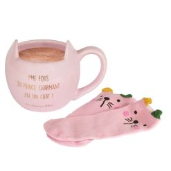 Wholesale La Chaise Longue Coffret Mug Et Chaussette Chat